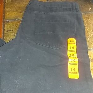 Black size 14 boys skinny jeans
